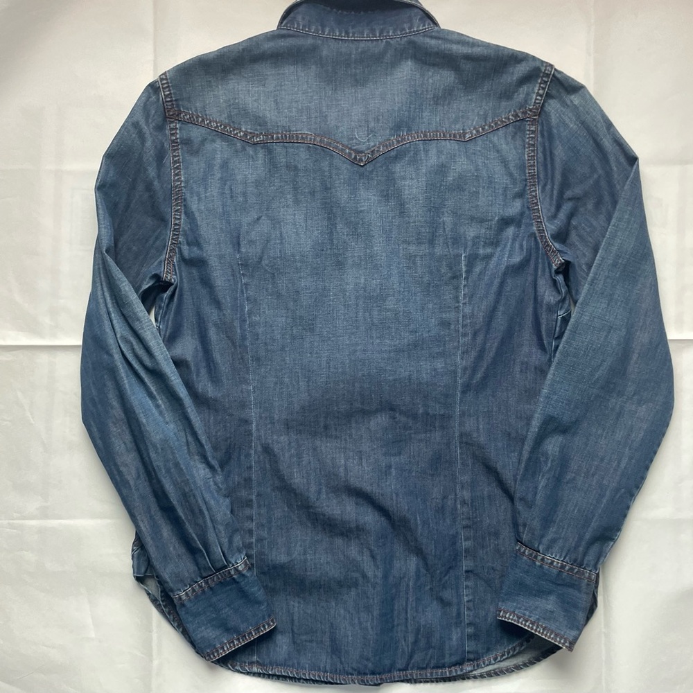 True Religion Long Sleeve Denim Blouse - Picture 11 of 11